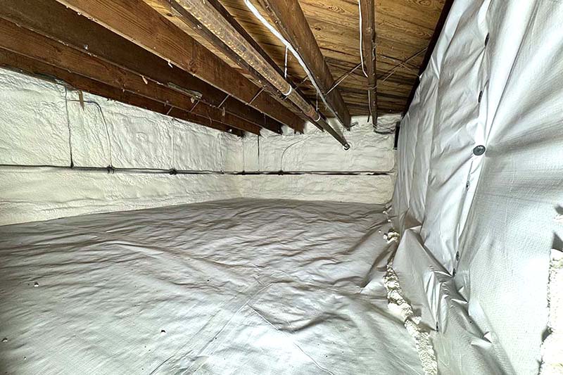 Insulation contractor Westchester & New Jersey 9 Crawl Space Encapsulation Service